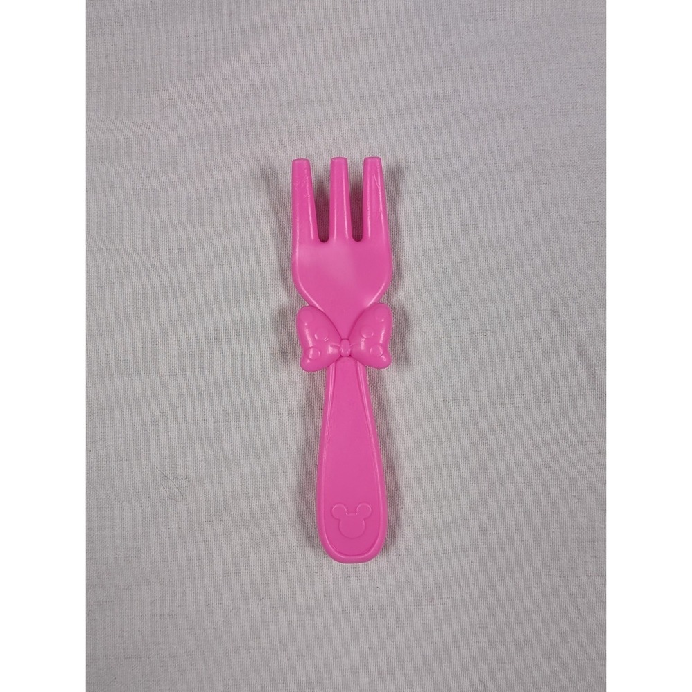 Disney Minnie Mouse Pink Plastic Fork Replacement Piece Toy